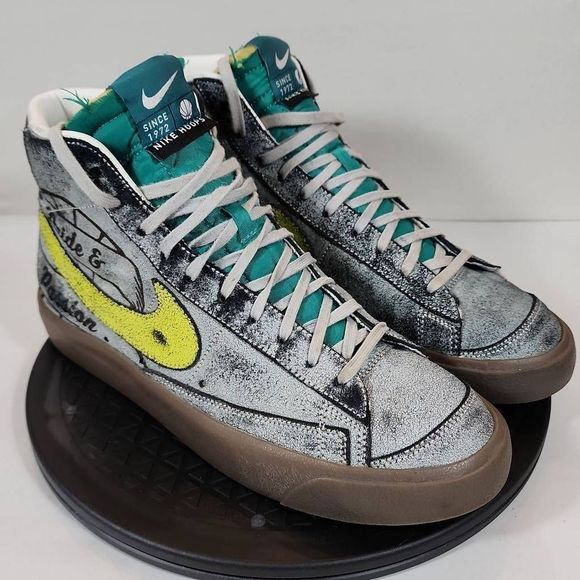 Nike Blazer Mid 77 x Ben Simmons Pregame Pack Mens Size 10.5 Motivation Dedicati - Picture 3 of 12